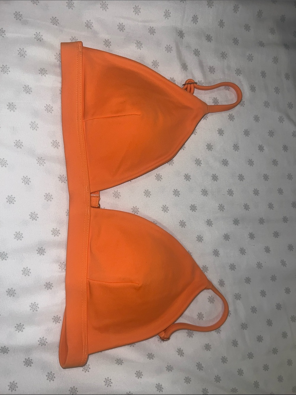 Hollister Orange Triangle Swim Top